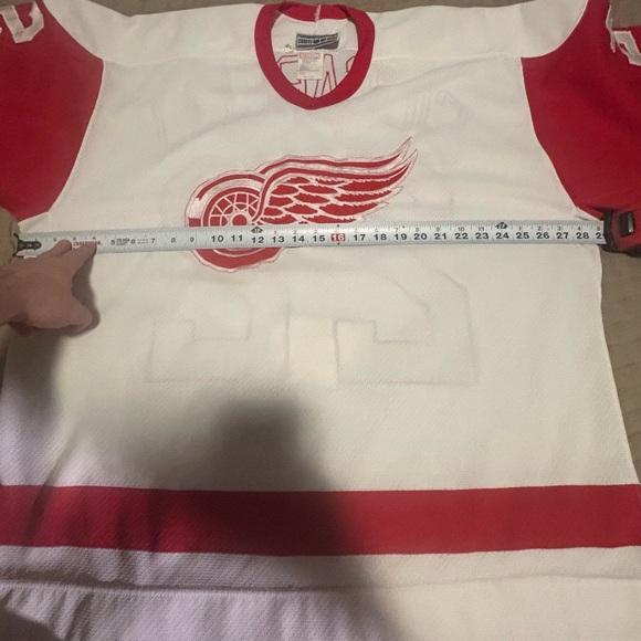 Vintage Dino Ciccarelli Detroit Red Wings CCM Center Ice NHL Hockey Jersey XL - Picture 5 of 6